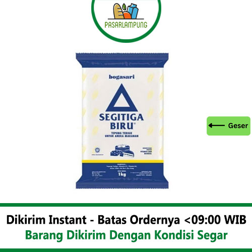 Tepung Segitiga Biru 1 Kg Pasar Lampung