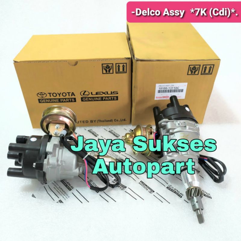 Delco assy Distributor Assy Toyota kijang Kapsul 7K CDI Asli Original