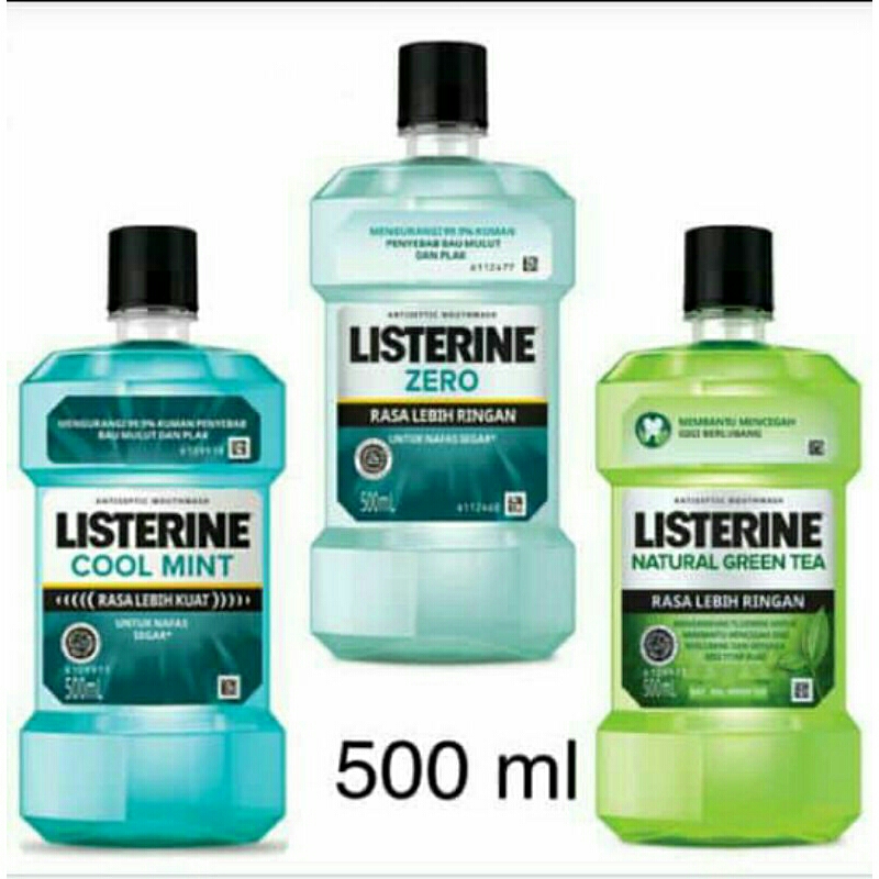 Listerine 500 ml obat kumur