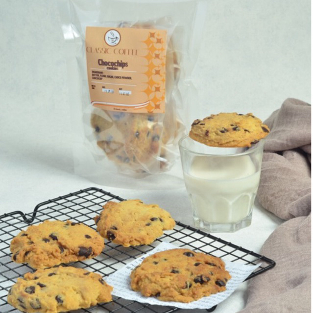 

*Classic Coffee* Chocochips Cookies Kue Kering Premium