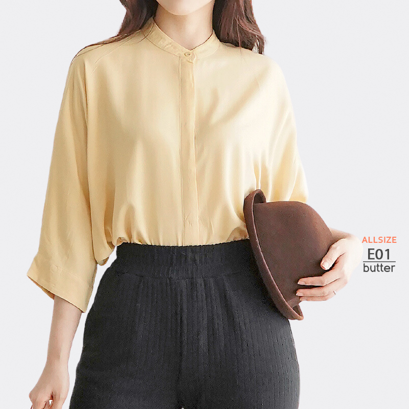 ARENA - Atasan Oversized Wanita / Baju Kantor / Blouse Kancing Depan