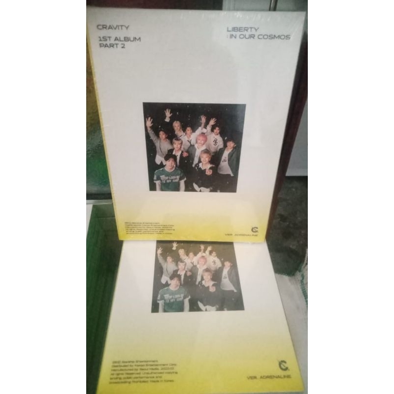 SEALED ALBUM CRAVITY LIBERTY: IN OUR COSMOS READY ADRENALINE LIBERTY COSMOS VERSION