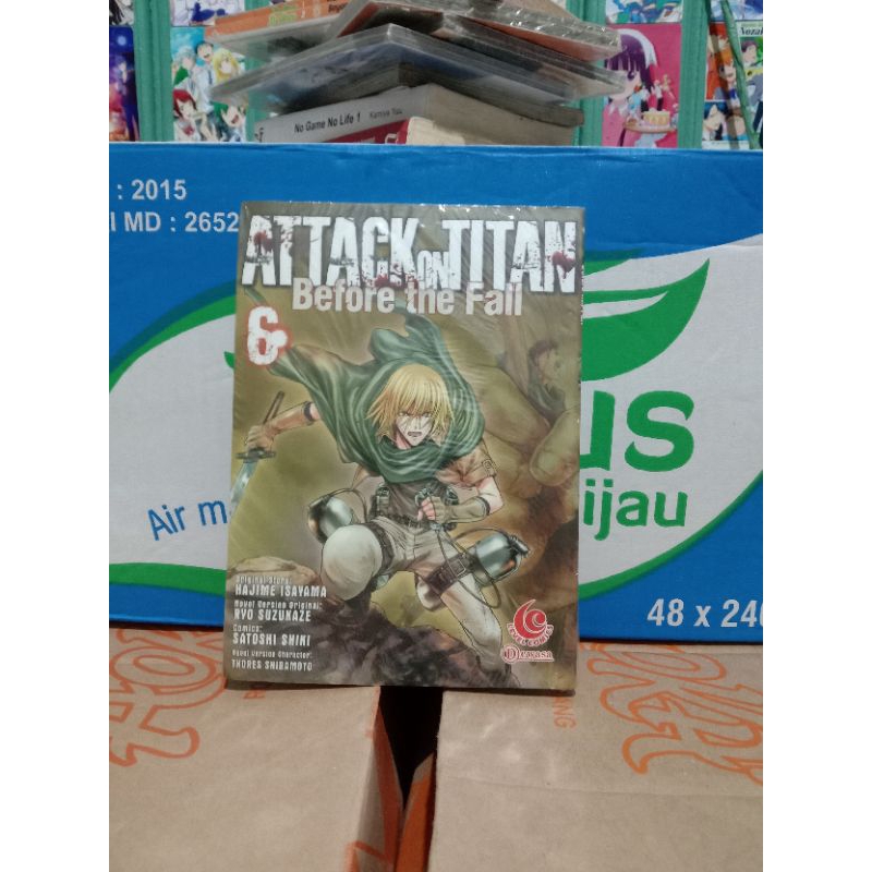 Komik attack on Titan before the fall 6 / komik attack on Titan before the fall vol 6 segel