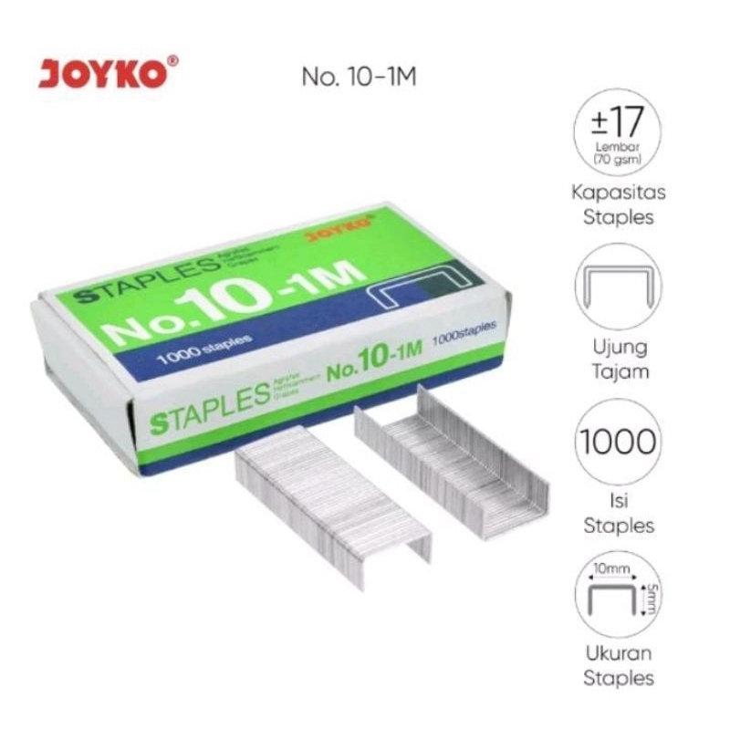 JOYKO Staples Isi Stapler Refill Stapler Joyko No. 10-1M /Pcs