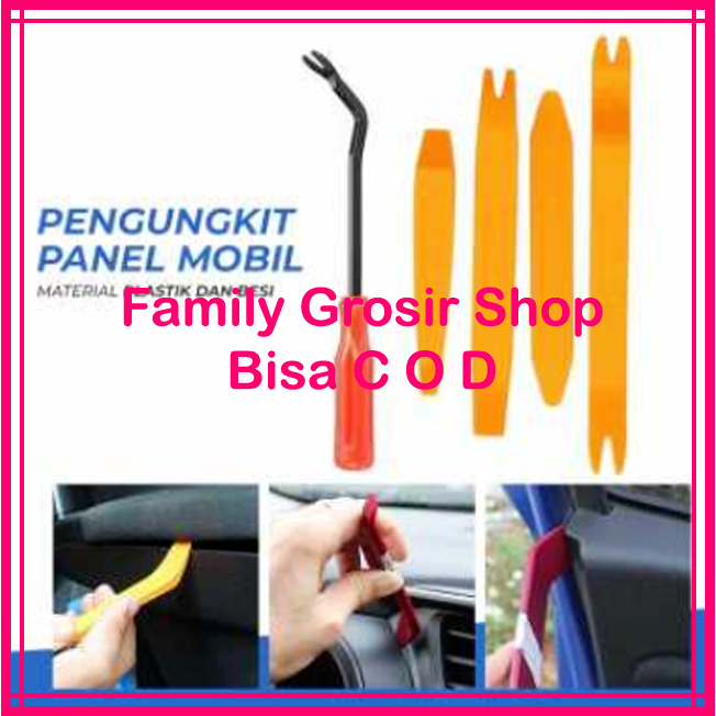 Alat Pembuka Panel Mobil 5in1 Car Removal Pry Tool Pengungkit Panel Mobil