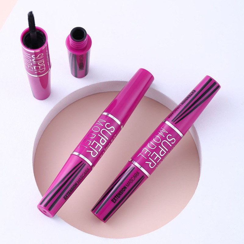 LAMEILA Maskara 2 in 1 Double Side Slender Mascara Lentik Rapi Natural Roots