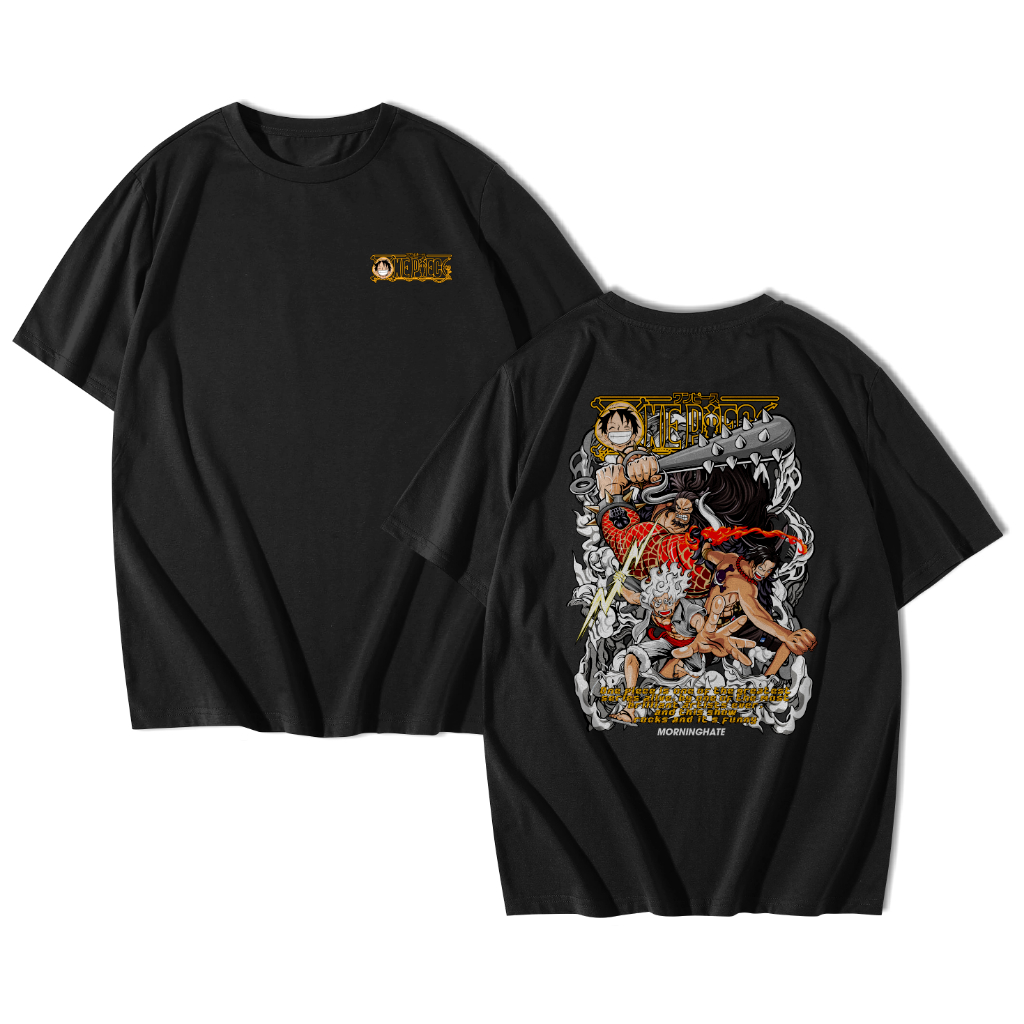 Kaos ANIME ONE PIECE KAIDO VS LUFFY - MORNINGHATE