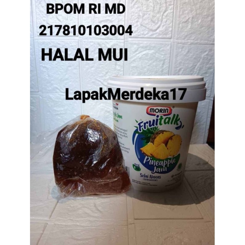 

( COD KHUSUS UNTUK ISIAN NASTAR) MORIN PINEAPPLE JAM / (REPACK PLASTIK 200 GRAM) ORIGINAL