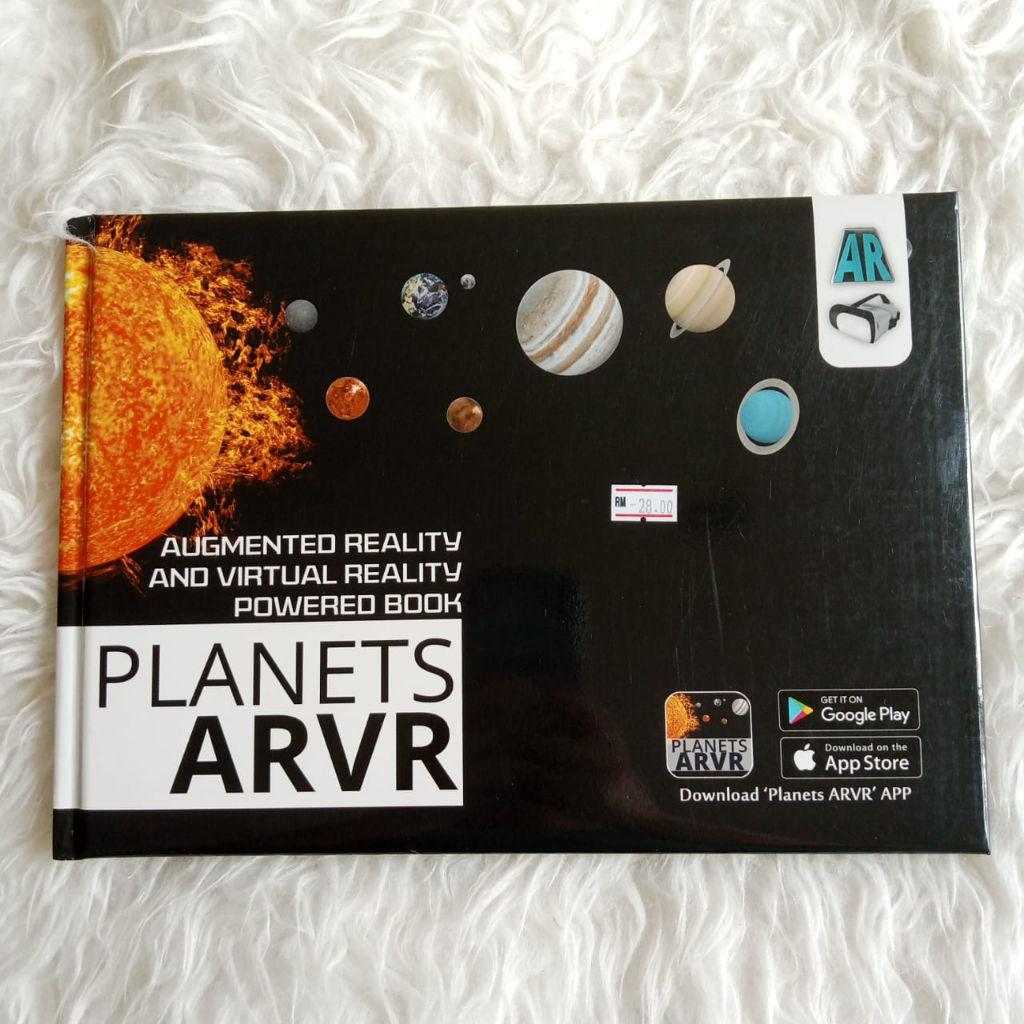 Buku reference anak planets ARVR planet space