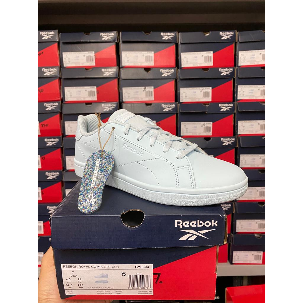 Reebok Royal Complete Cln White Glass Blue GY8894 Women's Shoes Original Sepatu Tennis