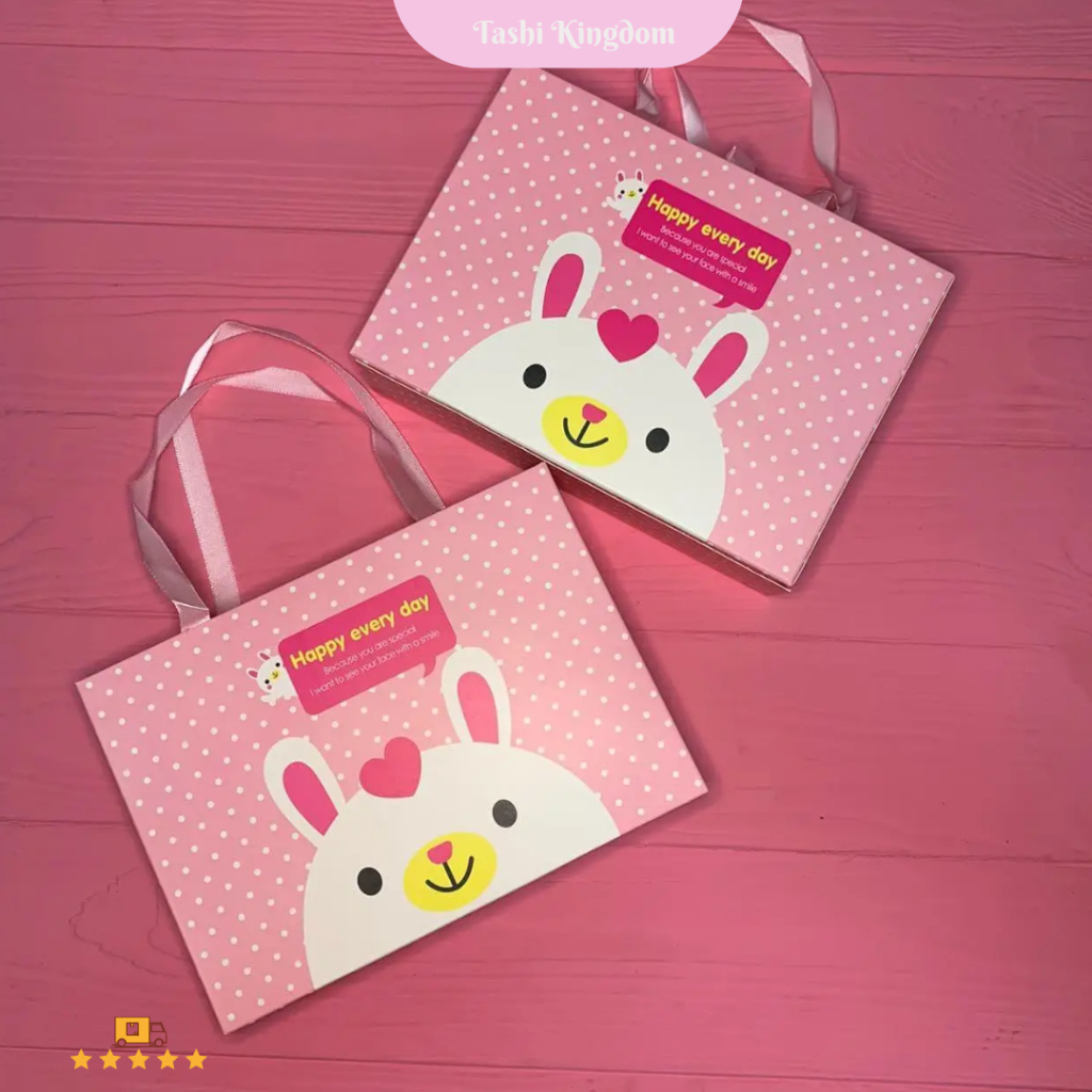 

Kotak kado rabbit , box dus kado ulang tahun kotak kado bear bingkisan snack / box dus snack ultah