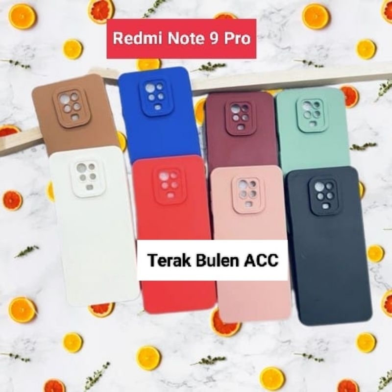 Softcase Pro Camera Redmi Note 9 Pro Case Full Color Macaron 3D