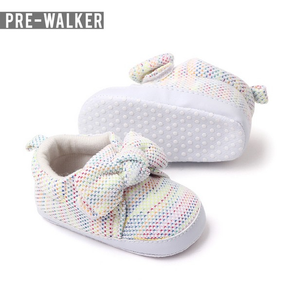 Sepatu Bayi Perempuan Pita Besar - Sepatu Prewalker Baby S1301