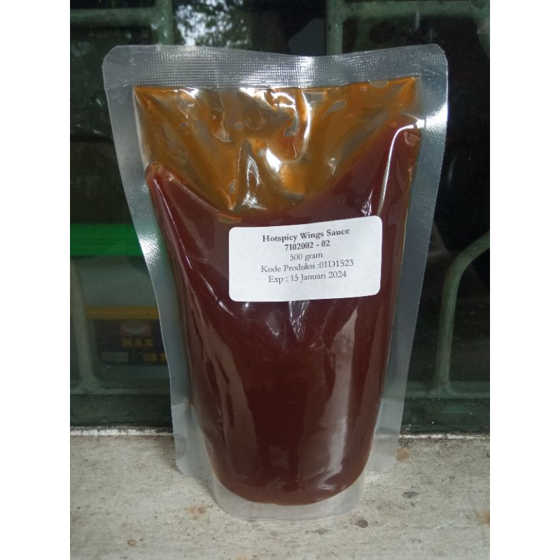 

Hot Spicy Wings Sauce Premium - Saus Sayap Pedas 500 gr