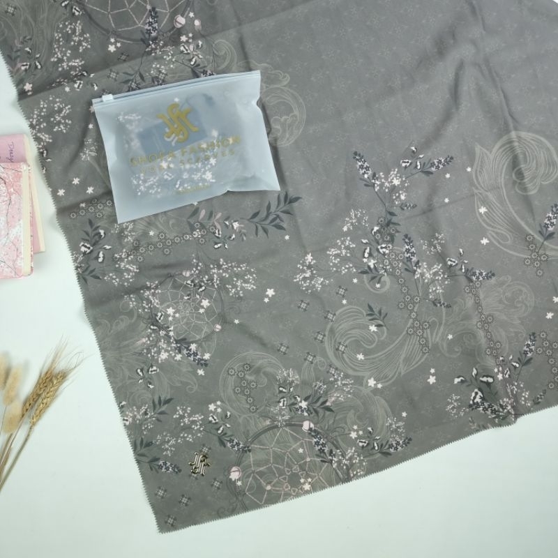 SHOFA FASHION-HIJAB SEGIEMPAT VOALHIGQUALITY ORIN DIGITAL PRINTING SERIES FARAHYA