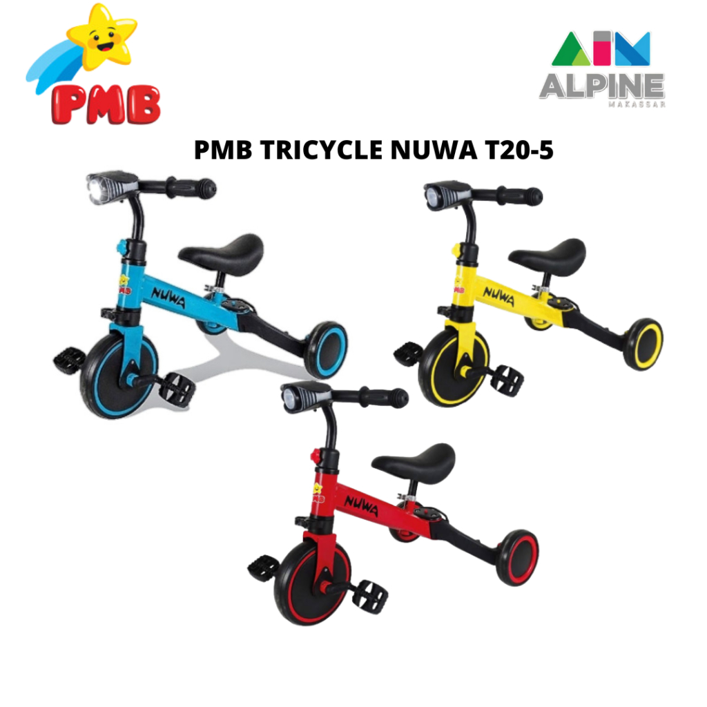 PMB SEPEDA TIGA RODA ANAK TRICYCLE NUWA T20-5 DAN T20-6