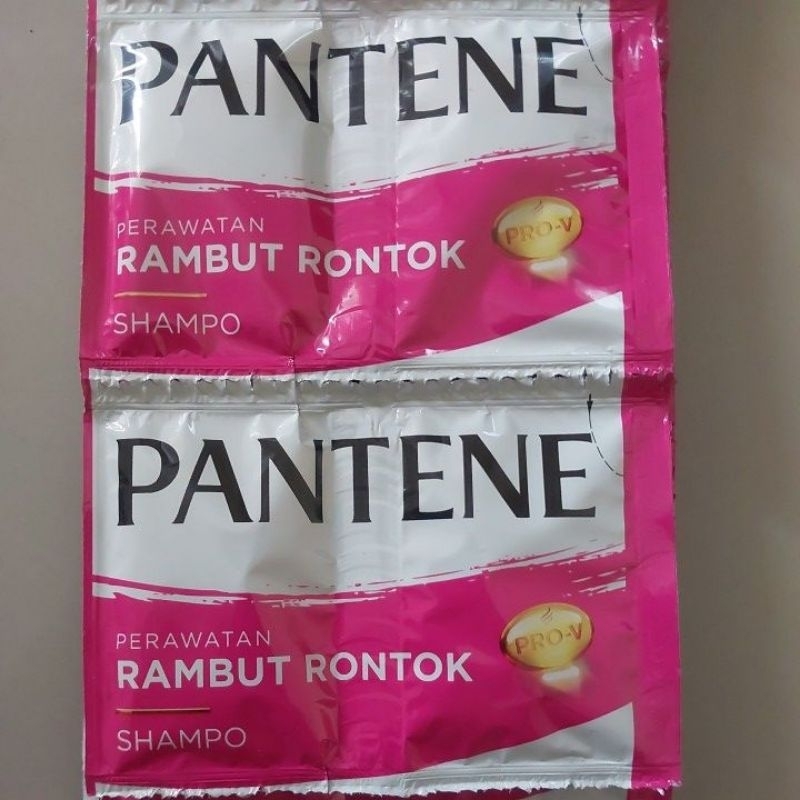 Pantene sampo sachet pink perawatan rambut rontok ecer