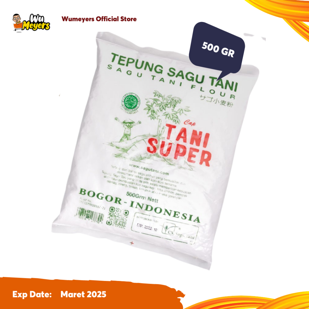 

Tepung Sagu Tani cap Tani Super 500gr