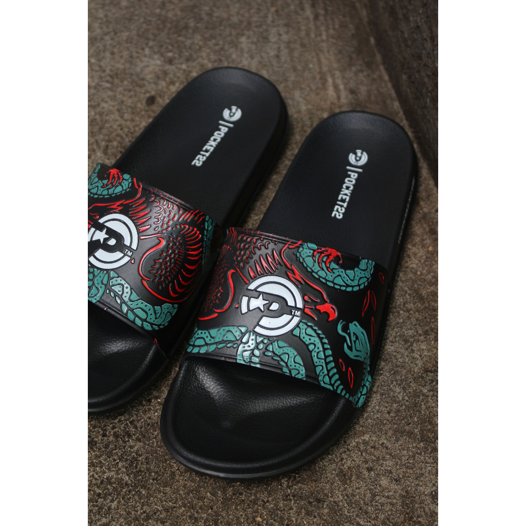 SANDAL SLOP PRIA / WANITA ( POCKET 22 SS 022 ADRIA )