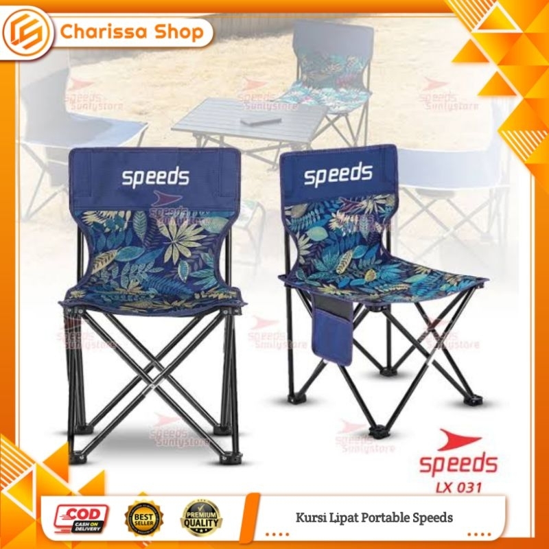 Kursi Lipat Portable Speeds / Kursi Lipat Outdoor / Kursi Lipat Camping Ukuran XL