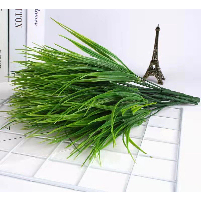 daun rumput artificial l rumput hias l rumput padi artificial l daun padi artificial