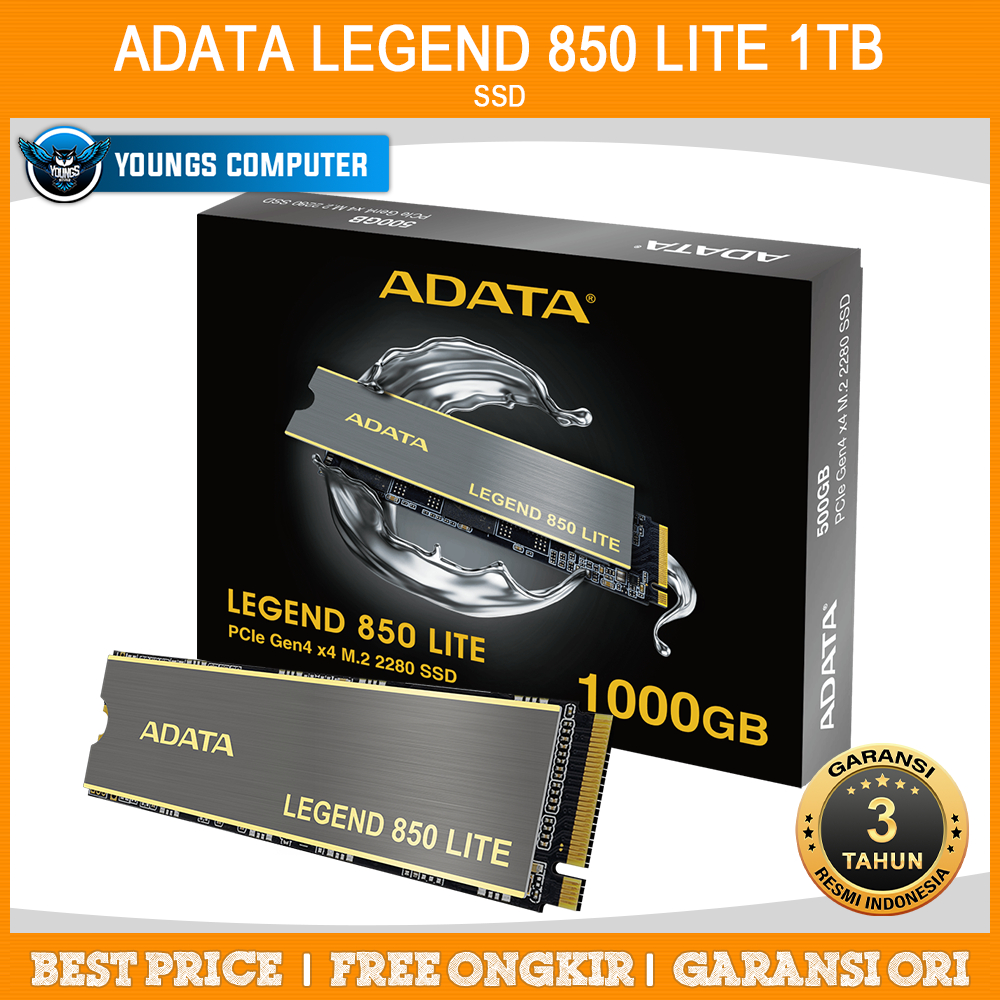 SSD ADATA LEGEND 850 LITE 1TB NVME Gen4 4700mbps | PCIe Gen4 x 4 M.2