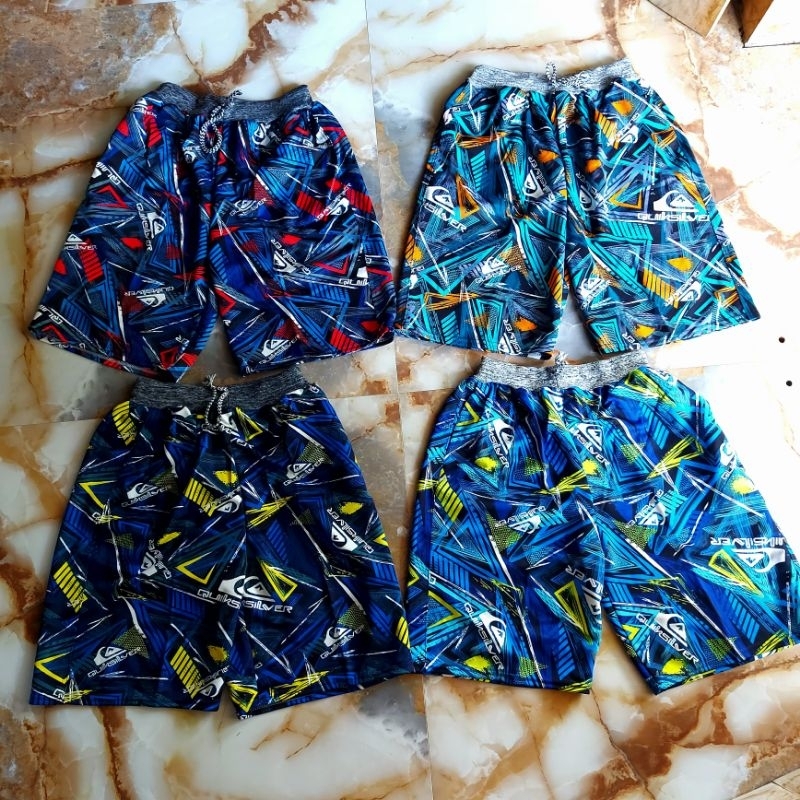 Celana pendek pria surfing distro, kolor boxer olahraga renang, pantai volly, badminton ( real pict )