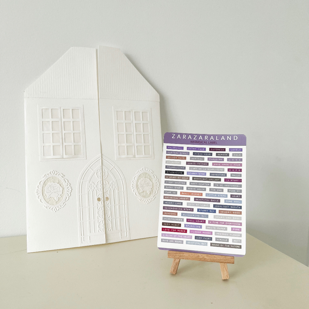 

[SALE] Whimsical Label Sticker / Edisi Lama