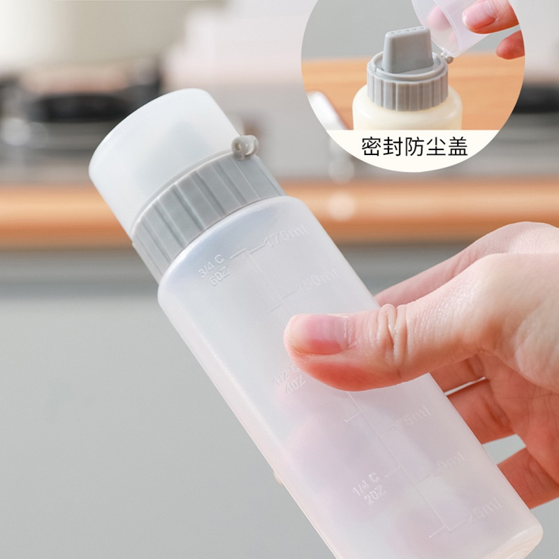 (ctshop1) BOTOL SAUS 5 LUBANG DENGAN TUTUP/Botol saus Plastik wadah saus kecap minyak mayonaise/Plastic bottle sauce/condiment bottle