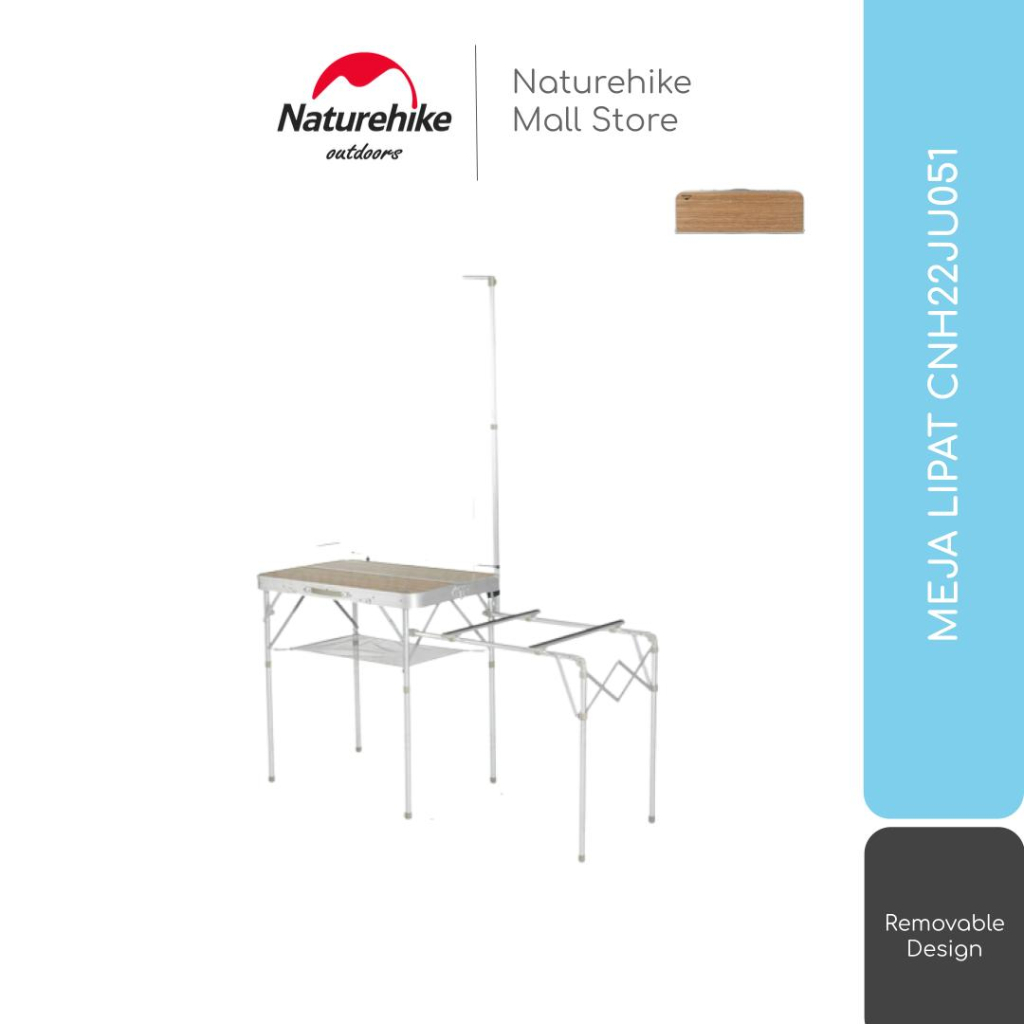MEJA LIPAT PORTABLE KITCHEN / DAPUR CAMPING NATUREHIKE CNH22JU051