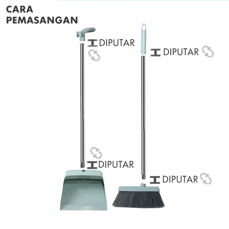 Set Sapu Pengki Alat Pembersih Debu | Broom Set Dustpan SB Set Sapu Pengki Alat Pembersih | Sapu Ajaib