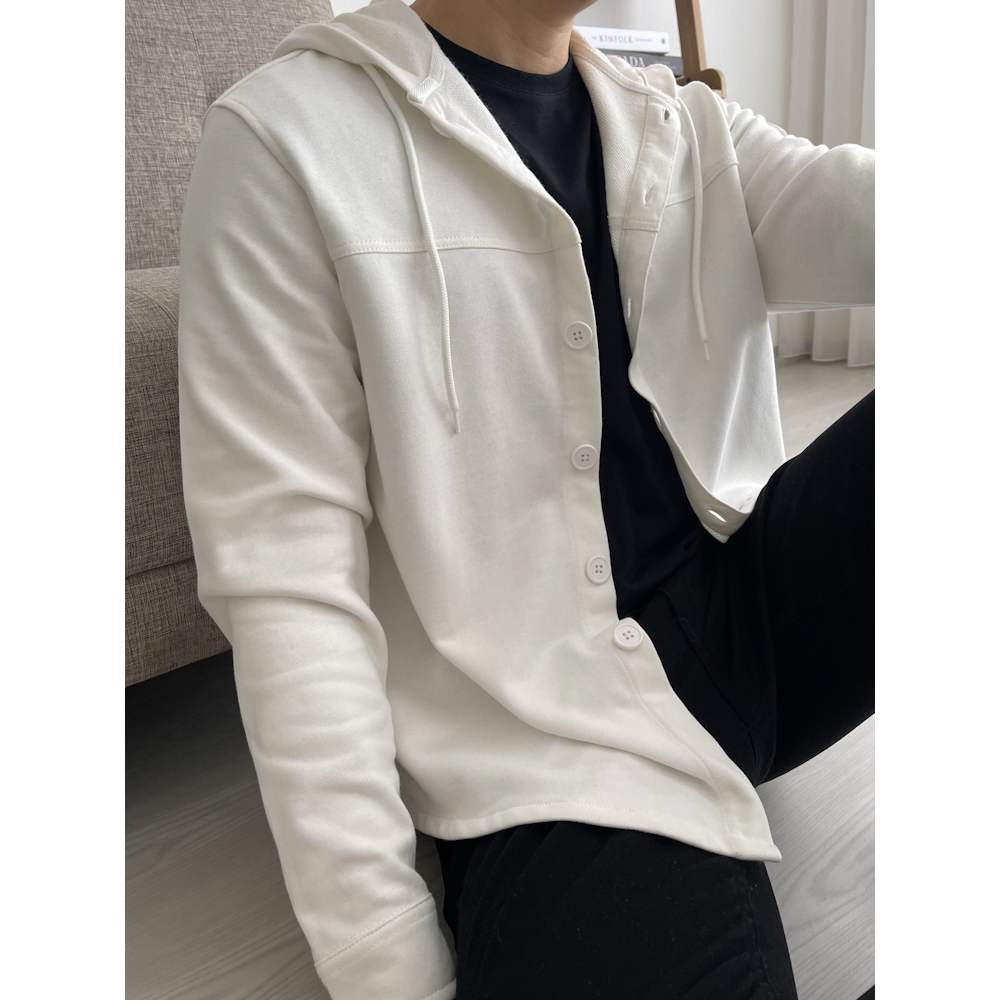 Kadaka MO-0101 Buttoned Hoodie Jacket Pria