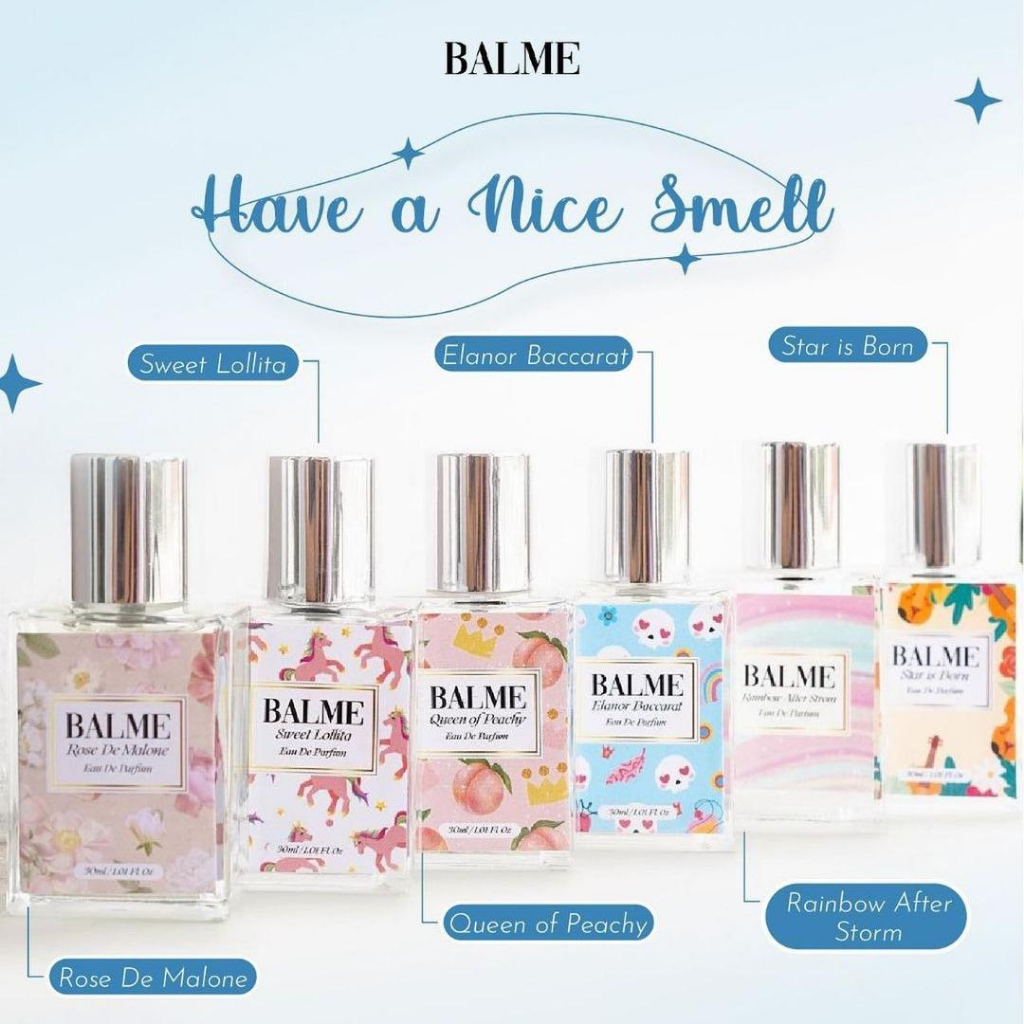 BUNDLING 50K DAPAT 4 VARIAN BALME BPOM EDP 30 ML