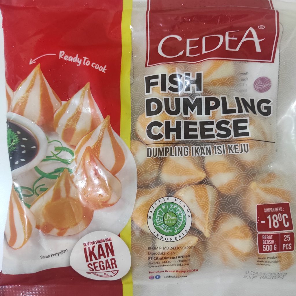 

Cedea Fish Dumpling Cheese/keju 500 gr