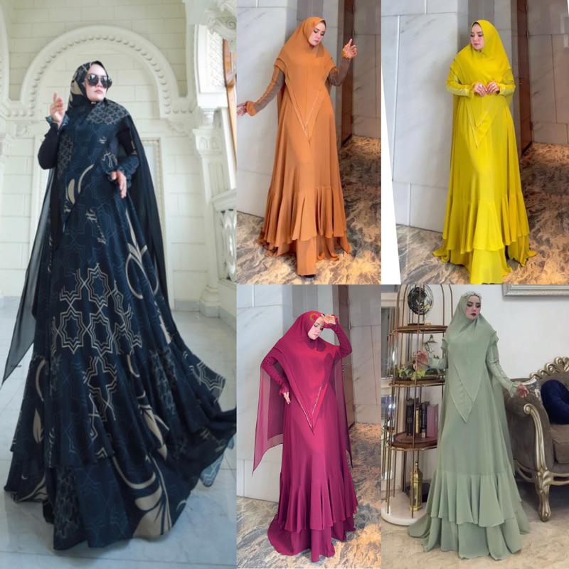 Gamis syari original by baenetta - gamis syari lalomo baenetta