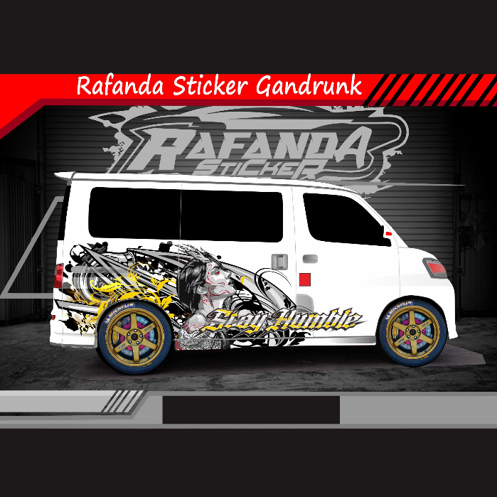 stiker decal luxio,grandmax Apv AVANZA SEDAN DLL