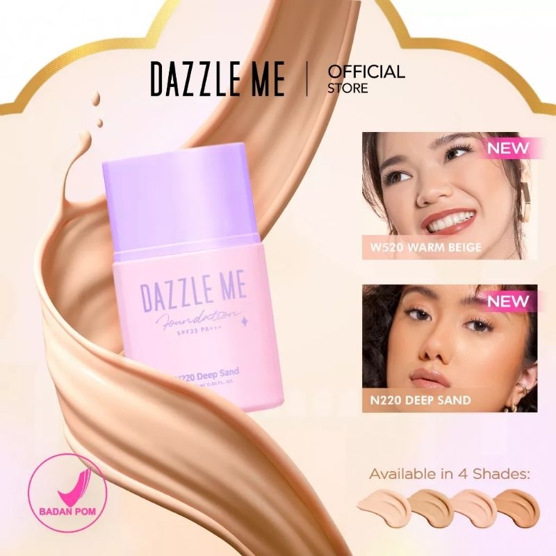 DAZZLE ME Day by Day Foundation Full Coverage Oil control Long Lasting Makeup SPF 25 PA+++