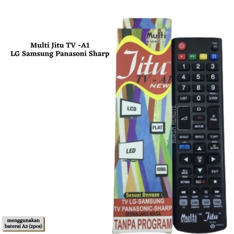 Remote Multi JITU A1 LG SHARP SAMSUNG PANASON