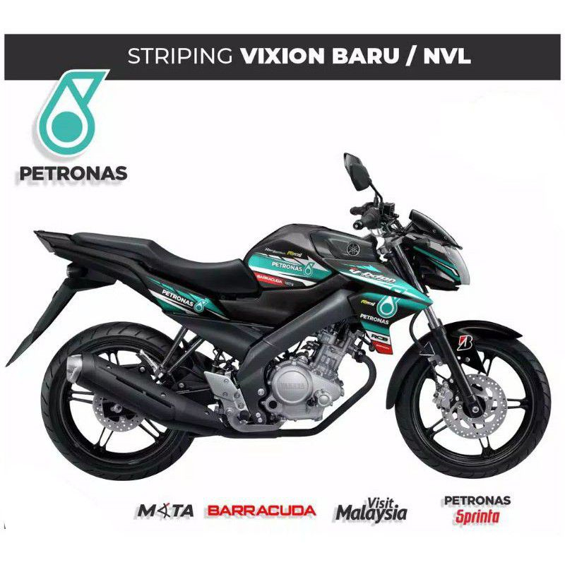 STRIPING NEW VIXION LIGHTING LIGHTNING PETRONAS