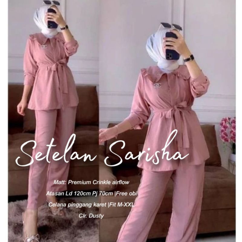 SARISHA SETELAN BAJU WANITA TERBARU