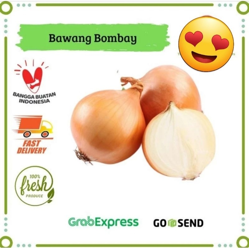 

Bawang Bombay 500 gram, besar, Grade A, Onion Bombai Segar Fresh