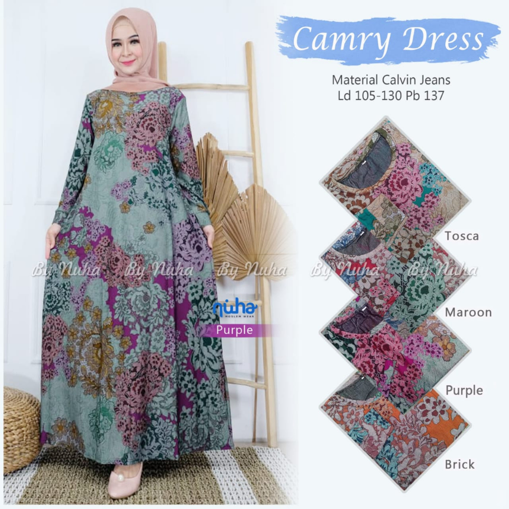 camry dress ori by nuha