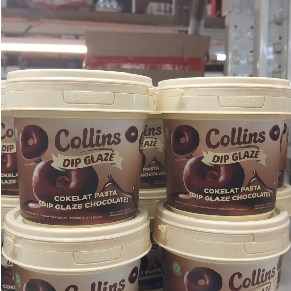 

Collins DIP GLAZE Cokelat Pasta 300 gr