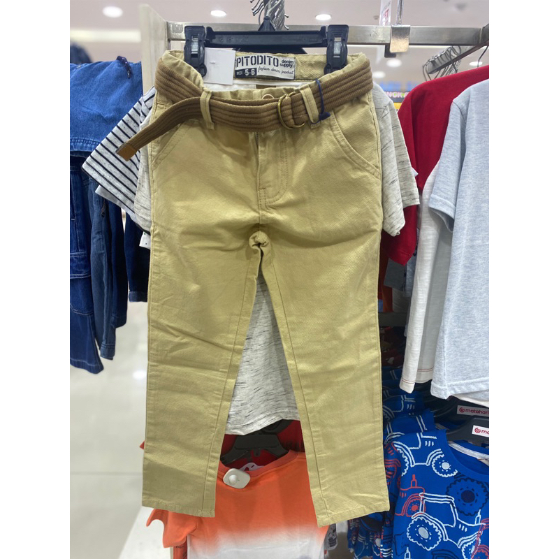 Celana panjang anak laki-laki Pito dito (3-14th)