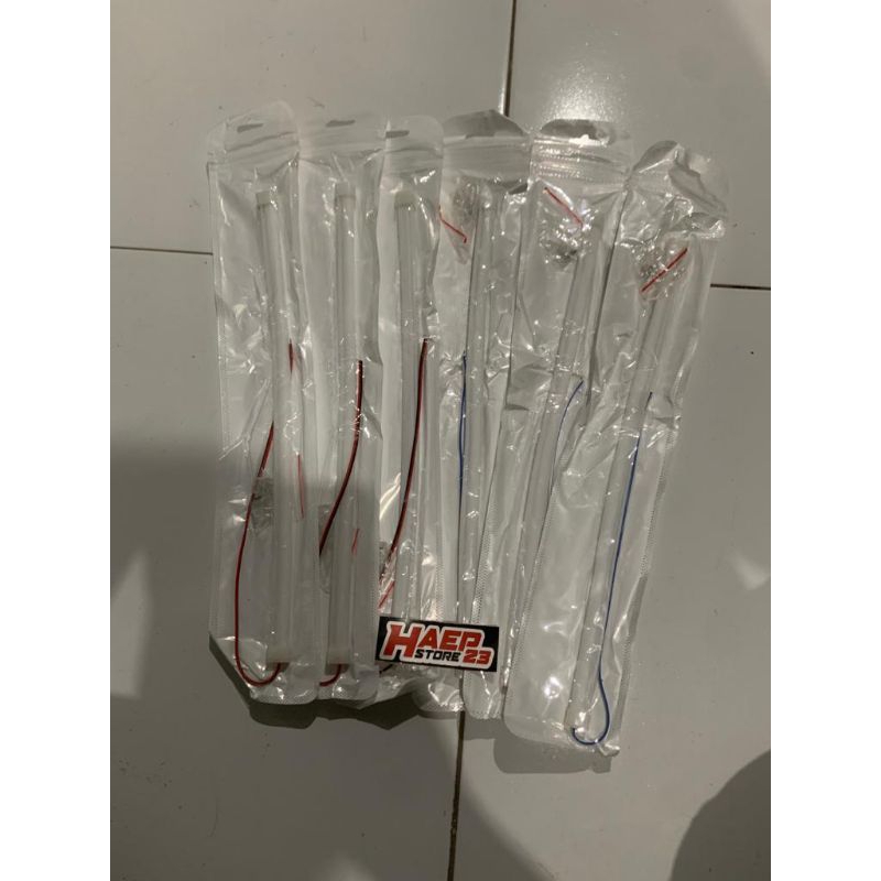 LAMPUS LIST LAMPU ALIS LENTUR WARNA MERAH DAN BIRU 30CM VARIO BEAT SUPRA