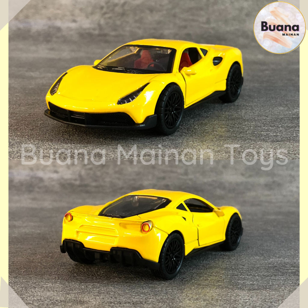 DIECAST METAL SCALE MODEL SPORT RACING CARS LAMBORGHINI MURCHIELAGO TROFEO HURACAN MAINAN MOBIL BALAP MOBILAN ANAK COWO 3651A