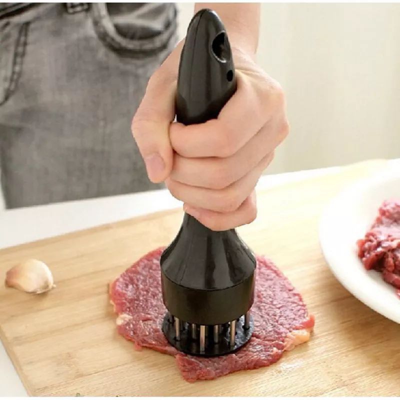 MJ88 Alat Pelunak Daging Alat Tusuk Pengempuk Daging Meat Tenderizer /Alat Pelunak Daging /Meat Tenderizer /Pengempuk Daging /Meat Tenderizer Alat Pelunak /Pelembut /Pengempuk /Pencacah Daging /Alat Pelunak Daging Meat Tenderizer Masak Daging Empuk Jarum