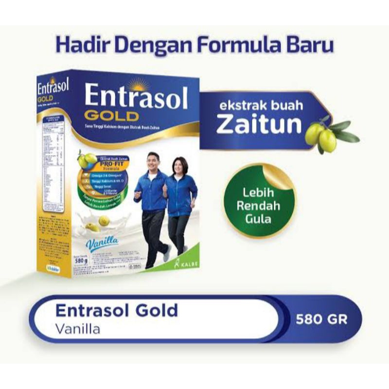 

Entrasol Gold Pro Fit Susu Bubuk Vanilla 580 gr