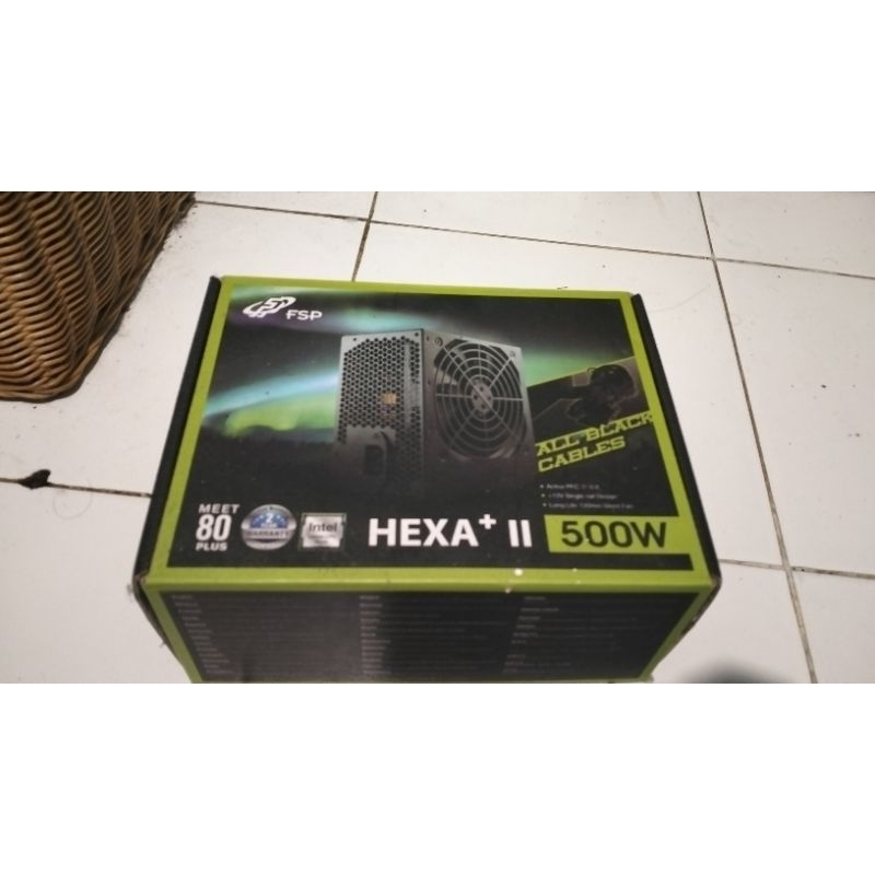 PSU FSP HEXA+ 500W MEET 80 PLUS