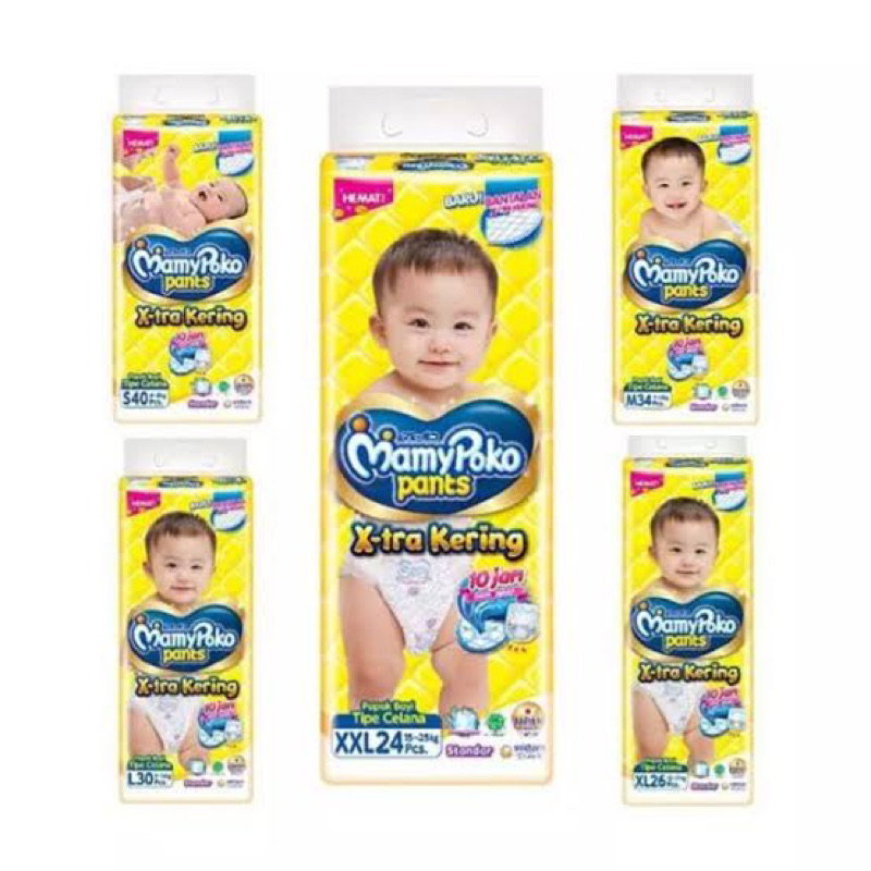 MamyPoko Mamy Poko Pants Standar Extra Kering S58 M48 L42